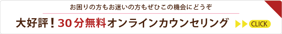 30分無料オンラインカウンセリング